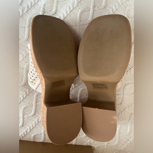 Steve Madden “Bone” Platform Slip on Platform Sandals Women’s Size 9.5 - Picture 7 of 14